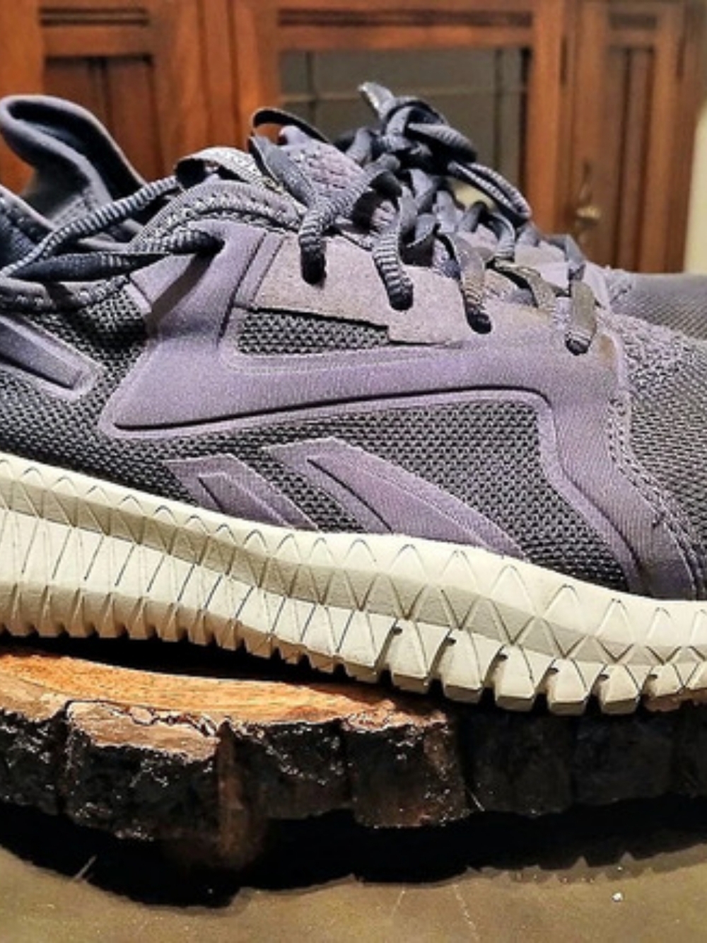 Reebok Flexagon Energy TR 3.0 Athletic Shoes Black & Purple US 8W
